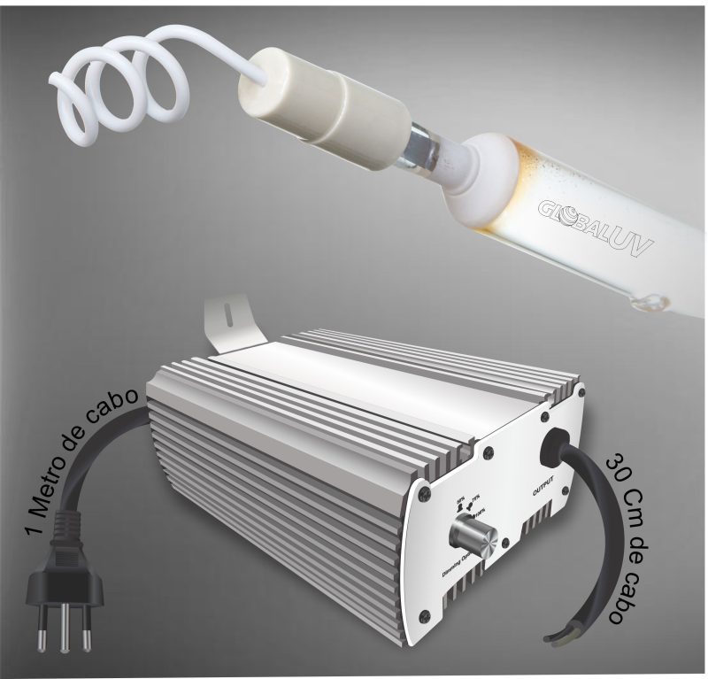 Conjunto Lâmpada UV 1000W + Reator Eletrônico 220V para Gravadora UV ...