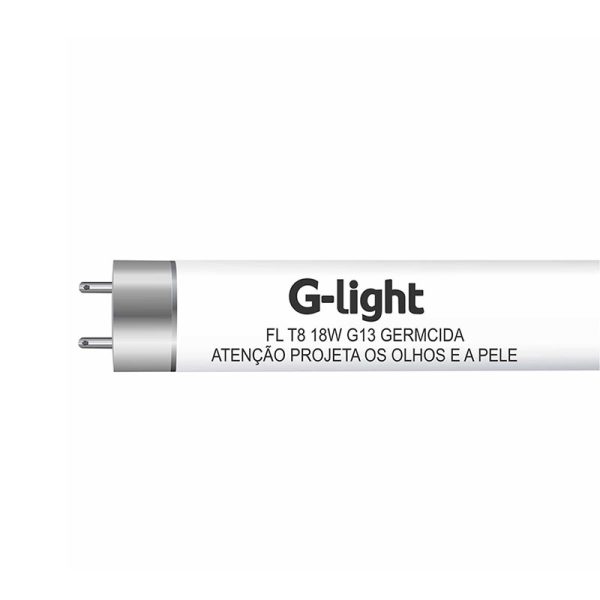 Lâmpada Germicida UV-C 18W T8 - Tubular G-Light