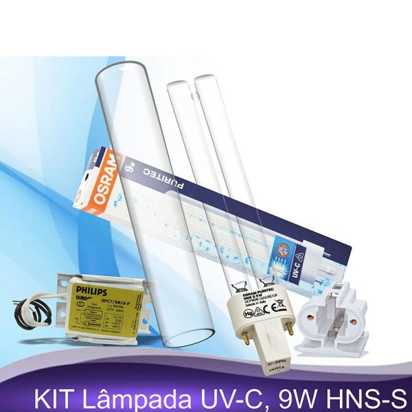 Kit Filtro UV-C 9W para Lagos e Aquários 127V